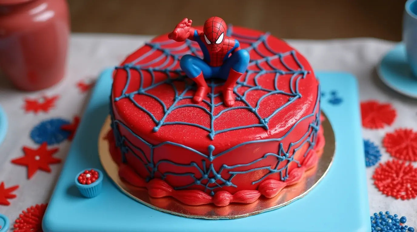 Cómo hacer una tarta de Spider-Man (receta + decoración)