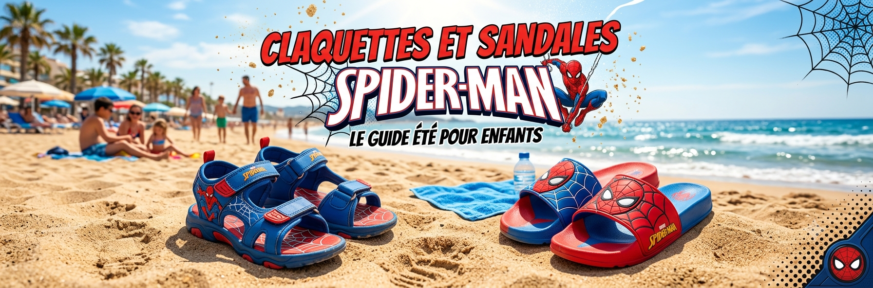 Claquettes et sandales Spider-Man : quelle paire choisir ?