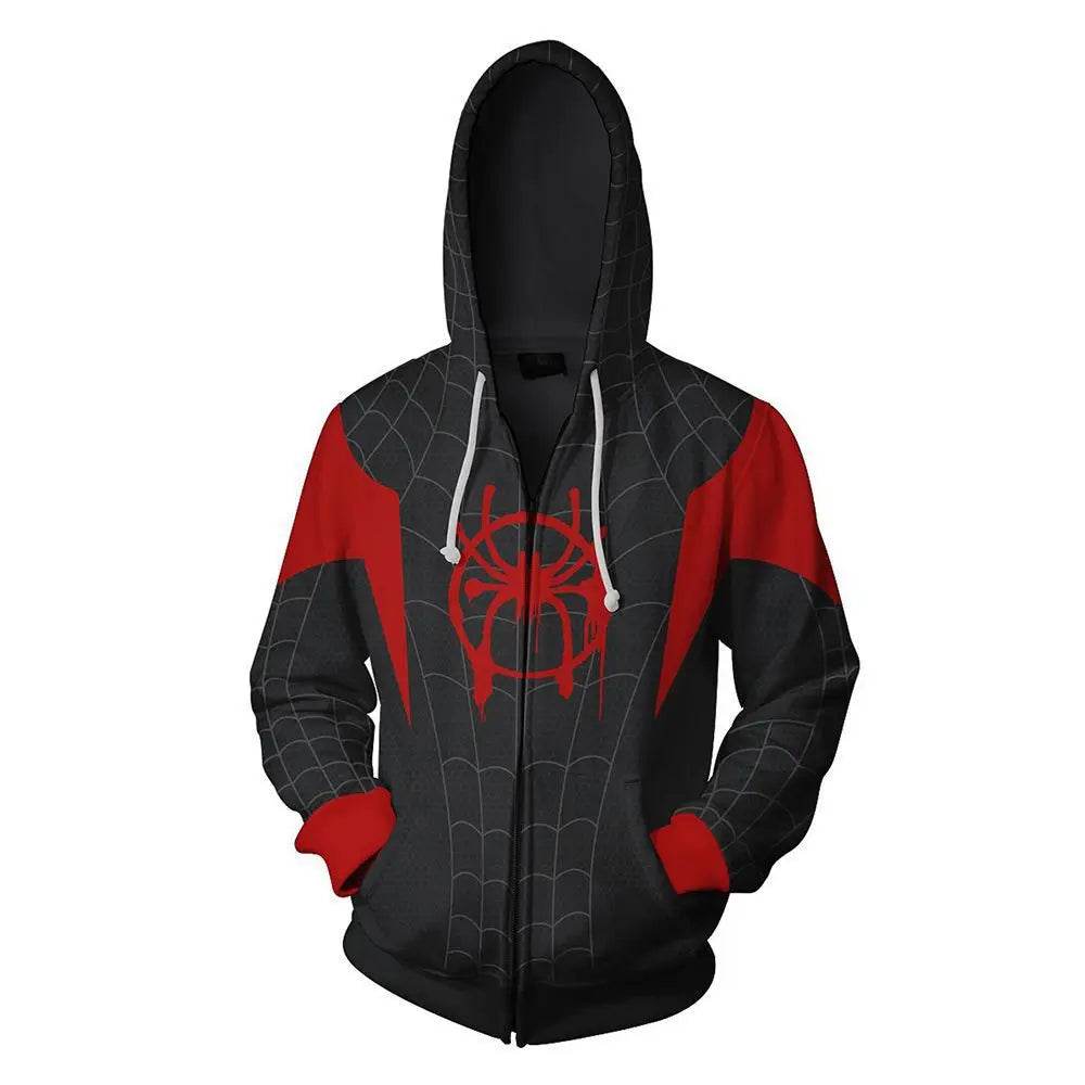 Sweat Zip à Capuche Spiderman - Miles Morales