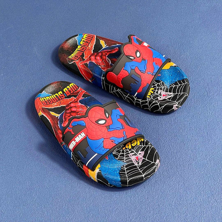 Chausson Claquette Cartoon Spiderman pour Enfant