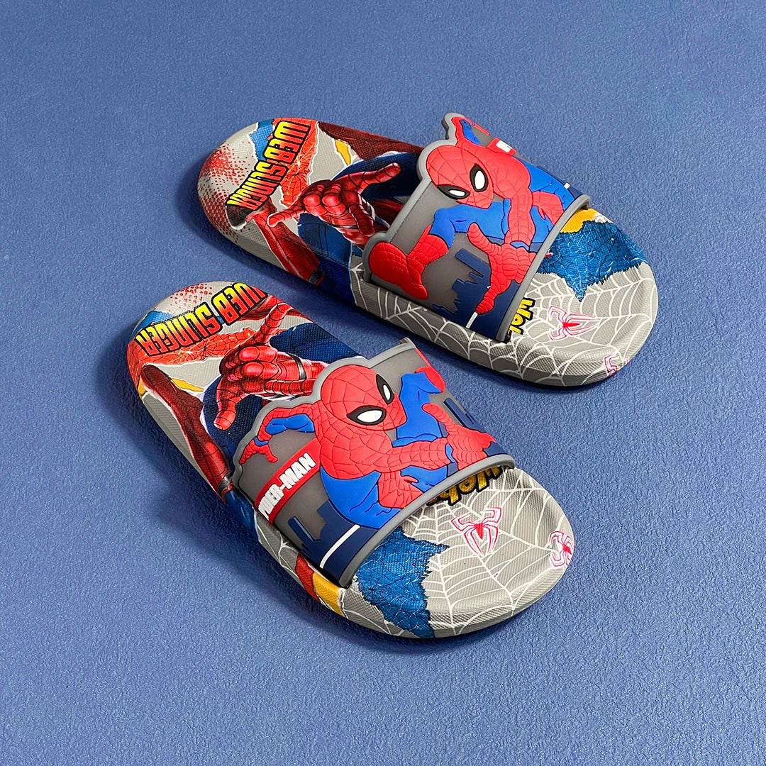 Chausson Claquette Cartoon Spiderman pour Enfant