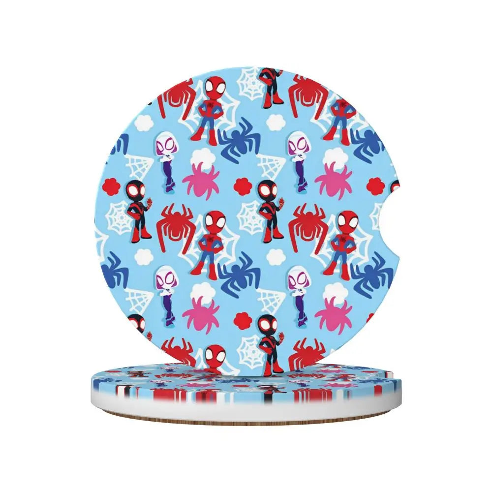 Dessous de Verre Spiderman Noir