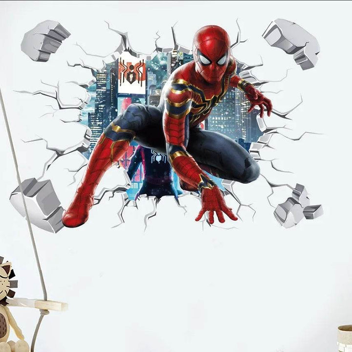 Stickers Géant Mural Iron Spiderman