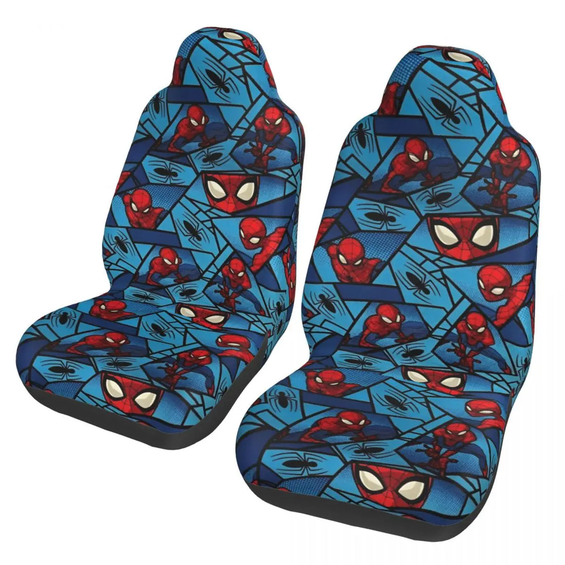 Housse de Siege Spiderman Logo Rouge