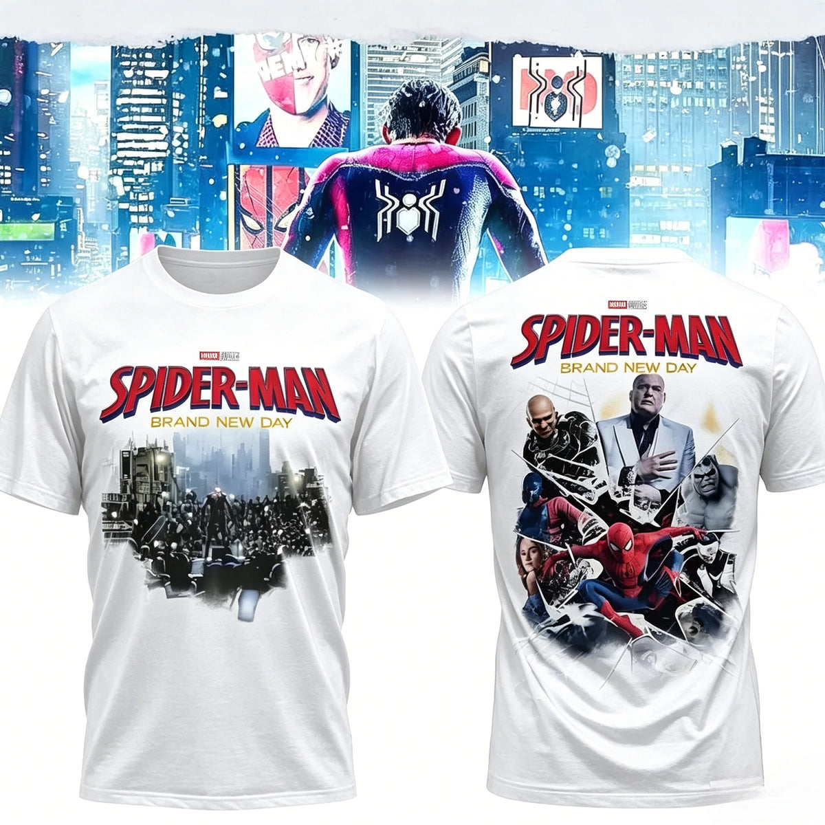 Unisex Brand New Day T-Shirt | Spiderman Shop