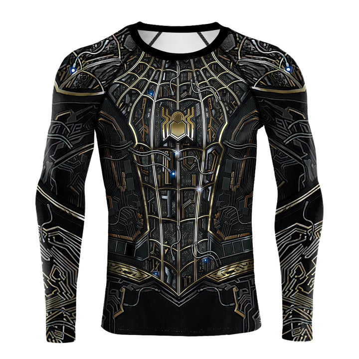 T-Shirt de Compression Spiderman Noir