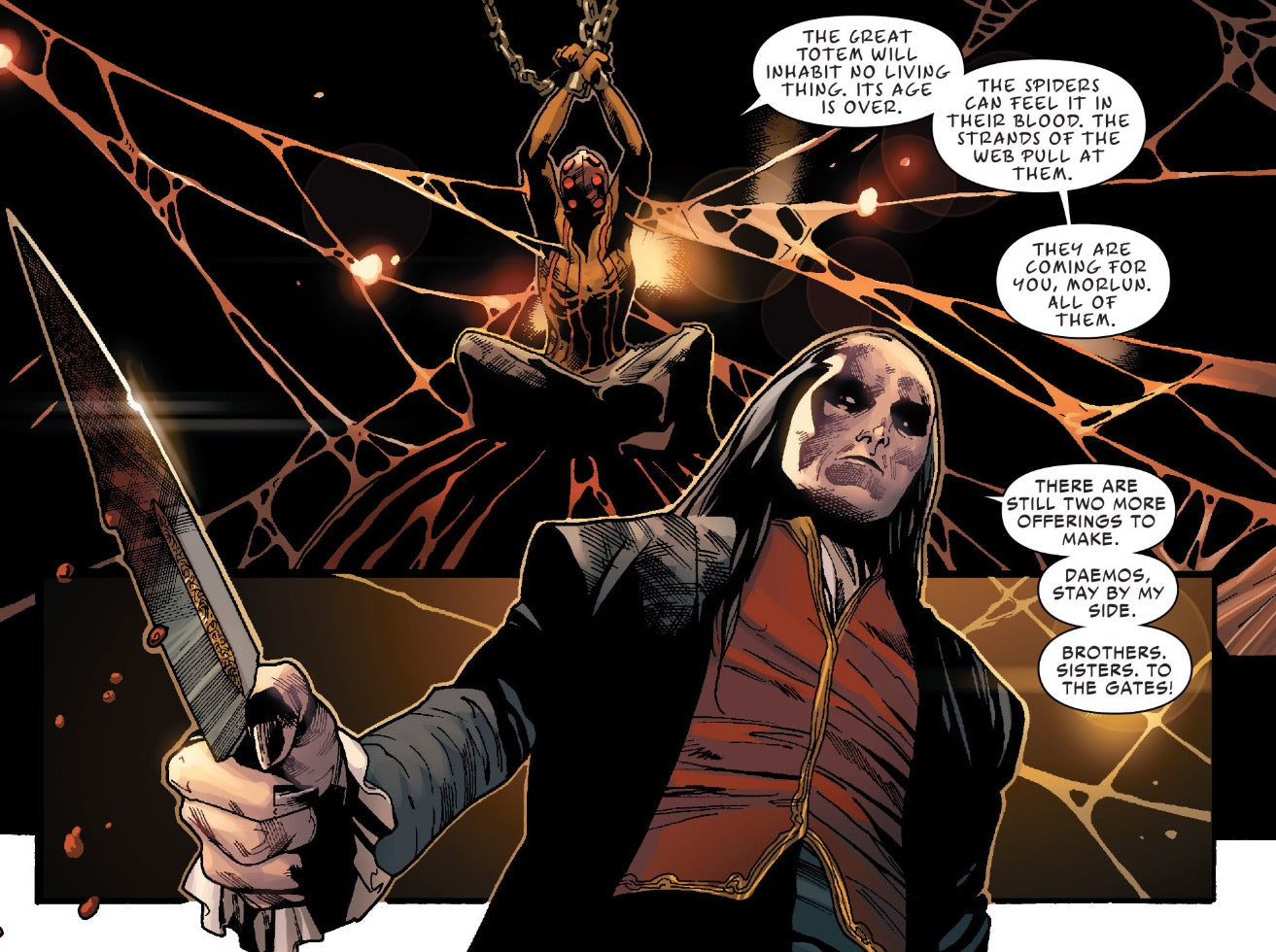 Daemos : la brute des Inheritors, incarnation de la violence absolue dans le Spider-Verse