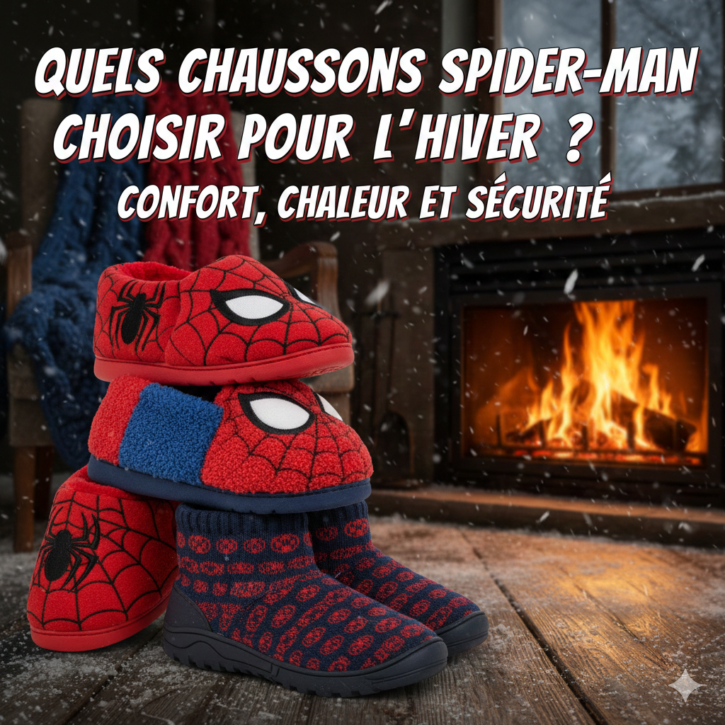 Quels chaussons Spider-Man choisir pour l'hiver ?