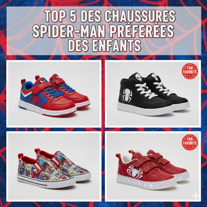 Top 5 des chaussures Spider-Man préférées des enfants