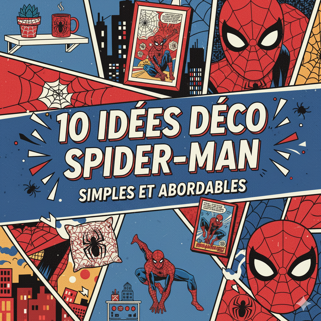10 idées déco Spider-Man simples et abordables