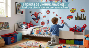 Stickers Spider-Man : quel type choisir pour décorer sans abîmer