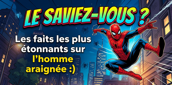Le saviez-vous ? Les faits les plus étonnants sur Spider-Man