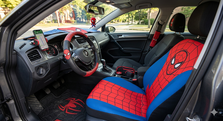 Guide d'achat 2026 : les meilleurs accessoires de voiture Spider-Man pour transformer ton véhicule en QG du Tisseur