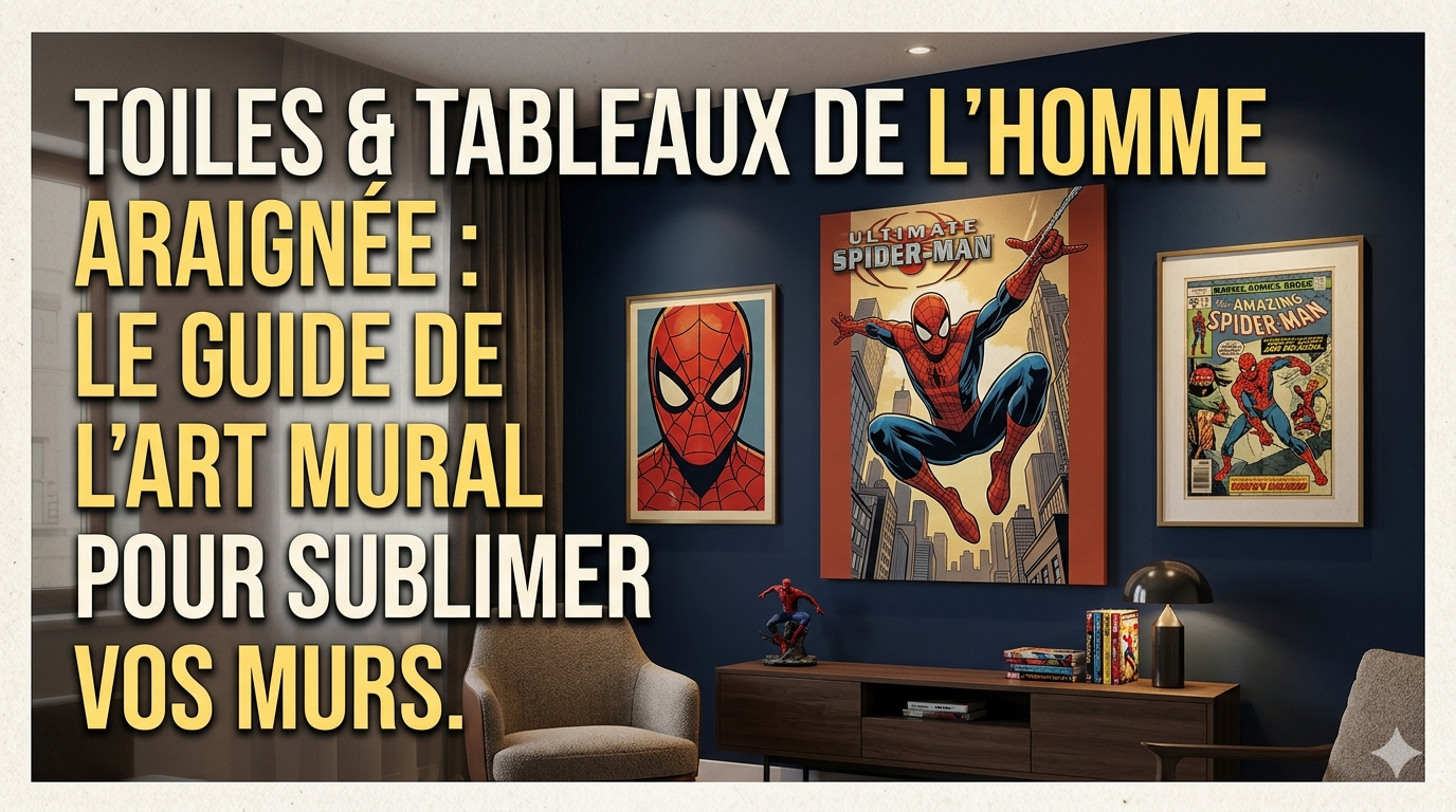 Toiles & tableaux Spider-Man : le guide de l'art mural pour sublimer vos murs