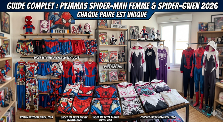 Pyjama Spider-Man Femme & Spider-Gwen 2026 : Le Guide Complet