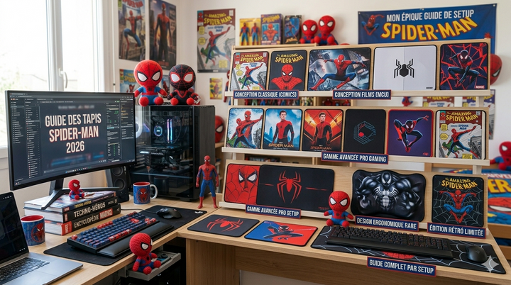 Tapis de Souris Spider-Man 2026 : Le Guide Complet par Design et Setup