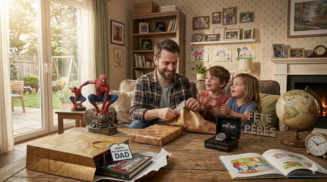 Fête des Pères 2026 : Le Guide Complet Cadeaux Spider-Man pour Papa Fan