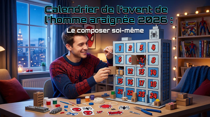 Calendrier de l’avent Spider-Man 2026 : le composer soi-même