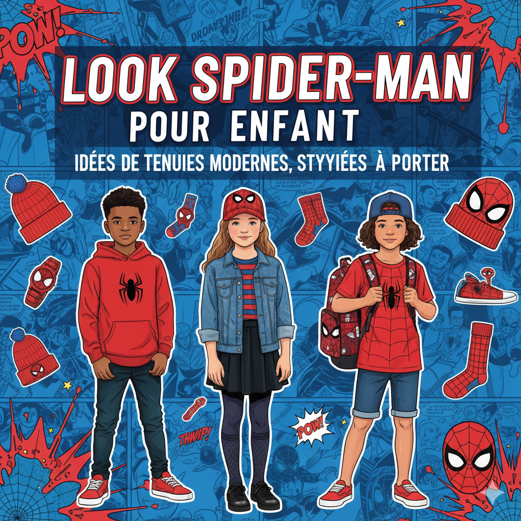 Look Spider-Man per bambini: idee di outfit moderni, eleganti e facili da indossare 