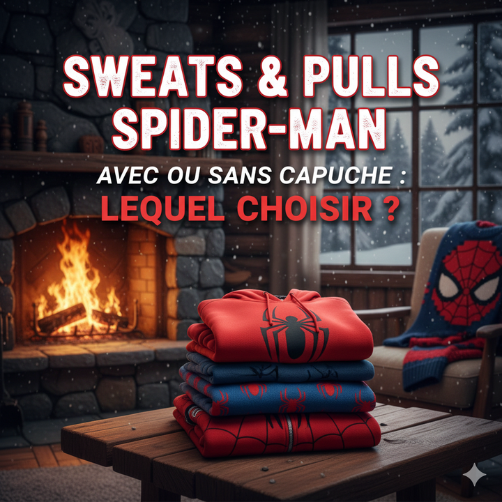 Sudaderas y suéteres de Spider-Man con o sin capucha: ¿cuál elegir? 