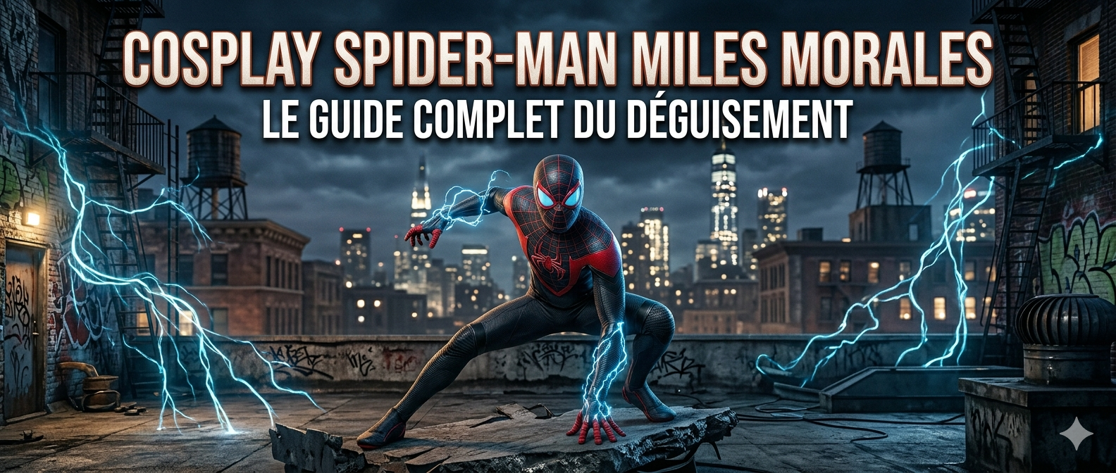 Cosplay Spider-Man Miles Morales : le guide complet du déguisement