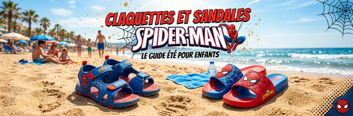 Claquettes et sandales Spider-Man : quelle paire choisir ?