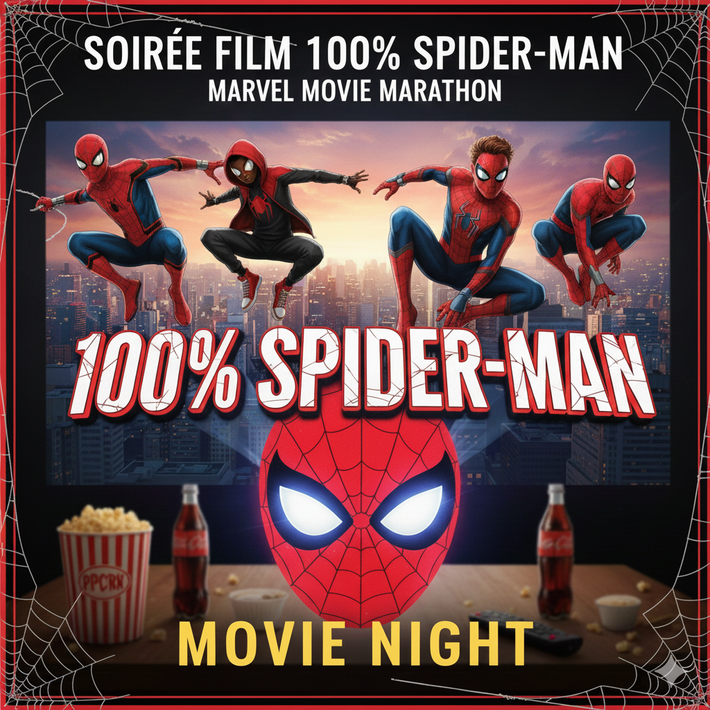Comment organiser la soirée film Spider-Man parfaite : Immersion totale & Ambiance cosy