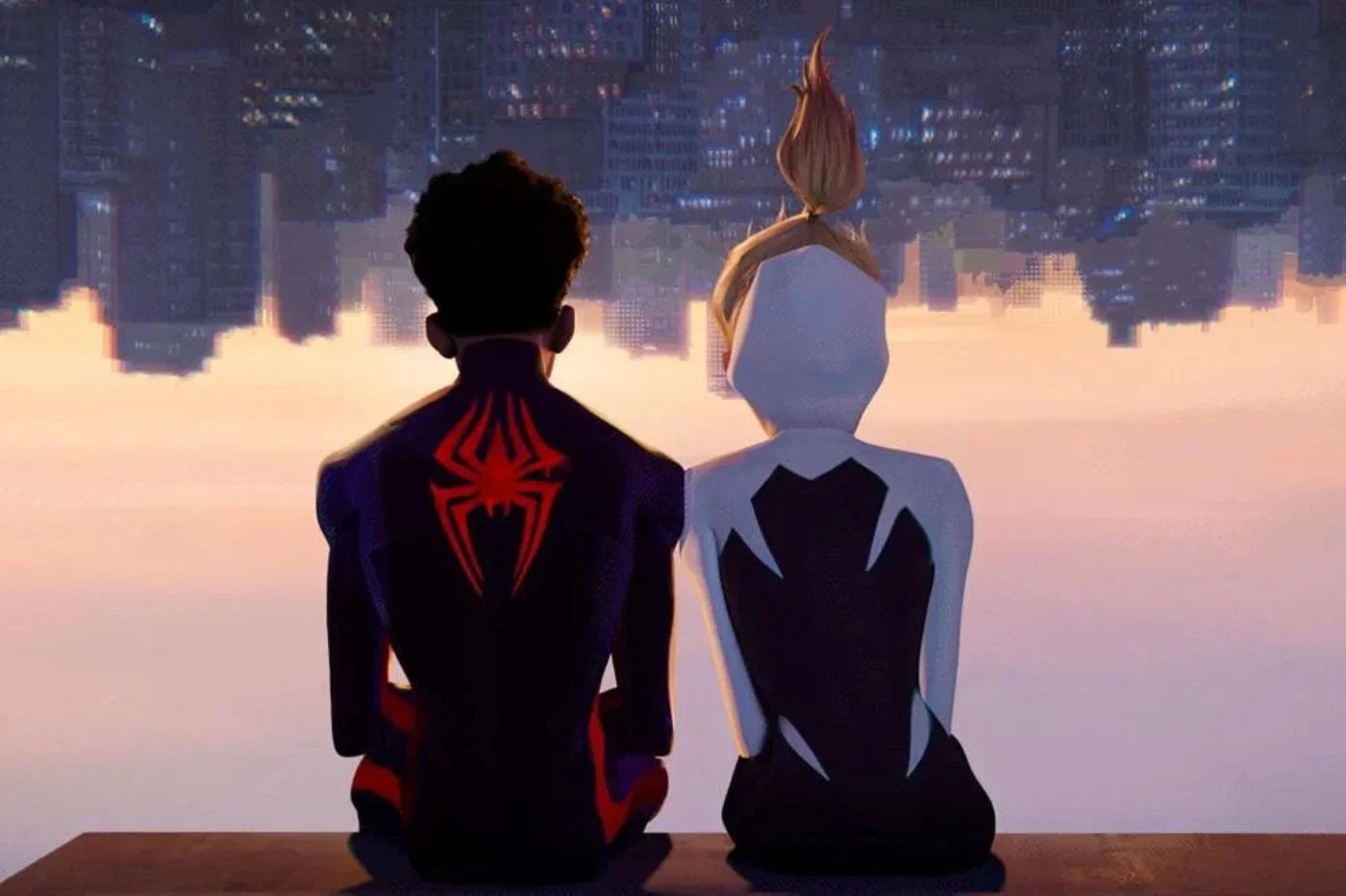 Miles Morales e Gwen Stacy