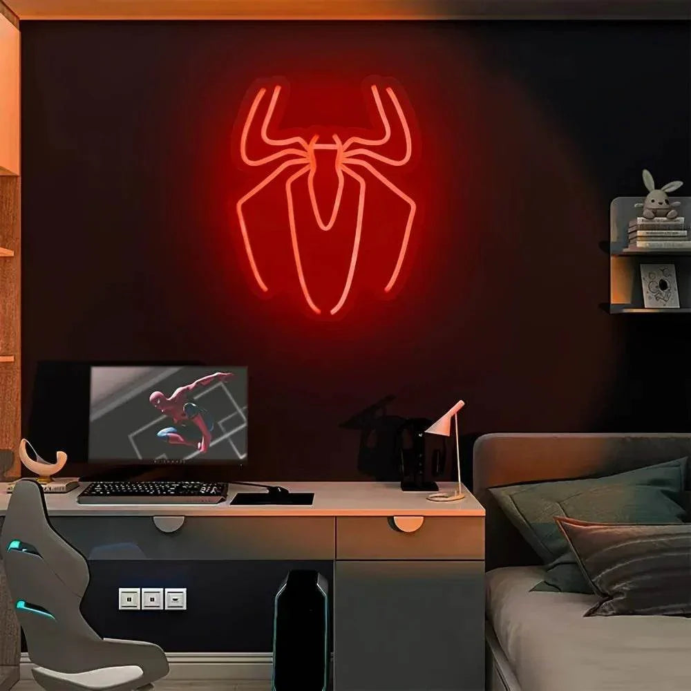 Lampe Spider-Man : quand la lumière transforme une chambre en véritable repaire de super-héros