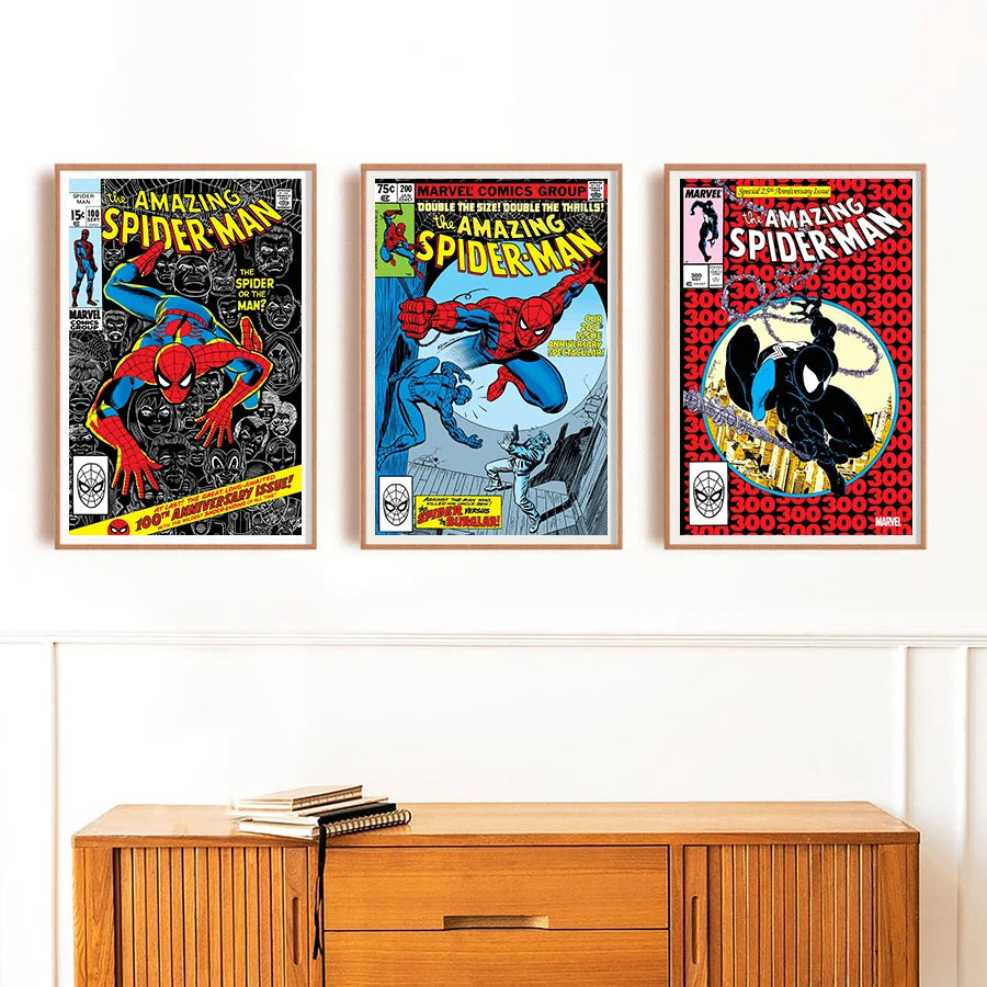 Poster Comics Spiderman en Combat
