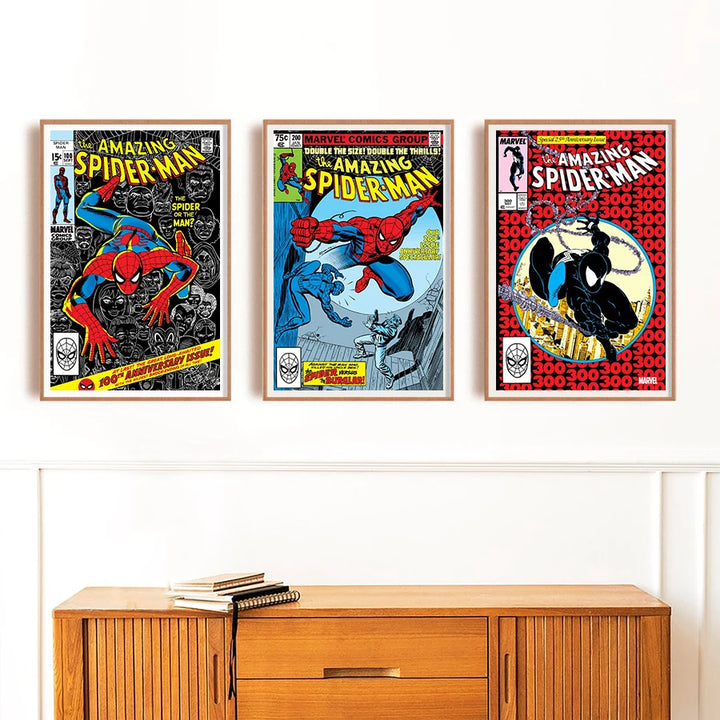 Poster Comics Spiderman en Combat