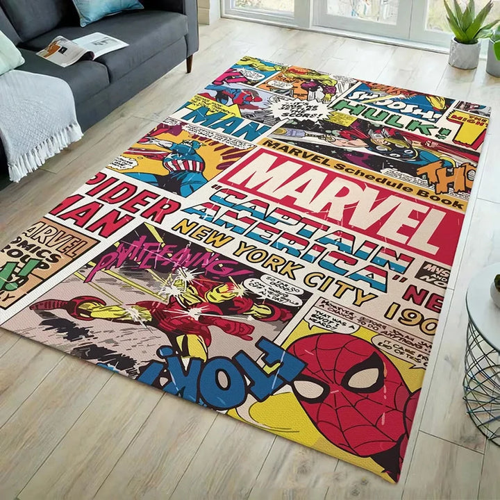 Tappeto a tema fumetti Marvel Spiderman