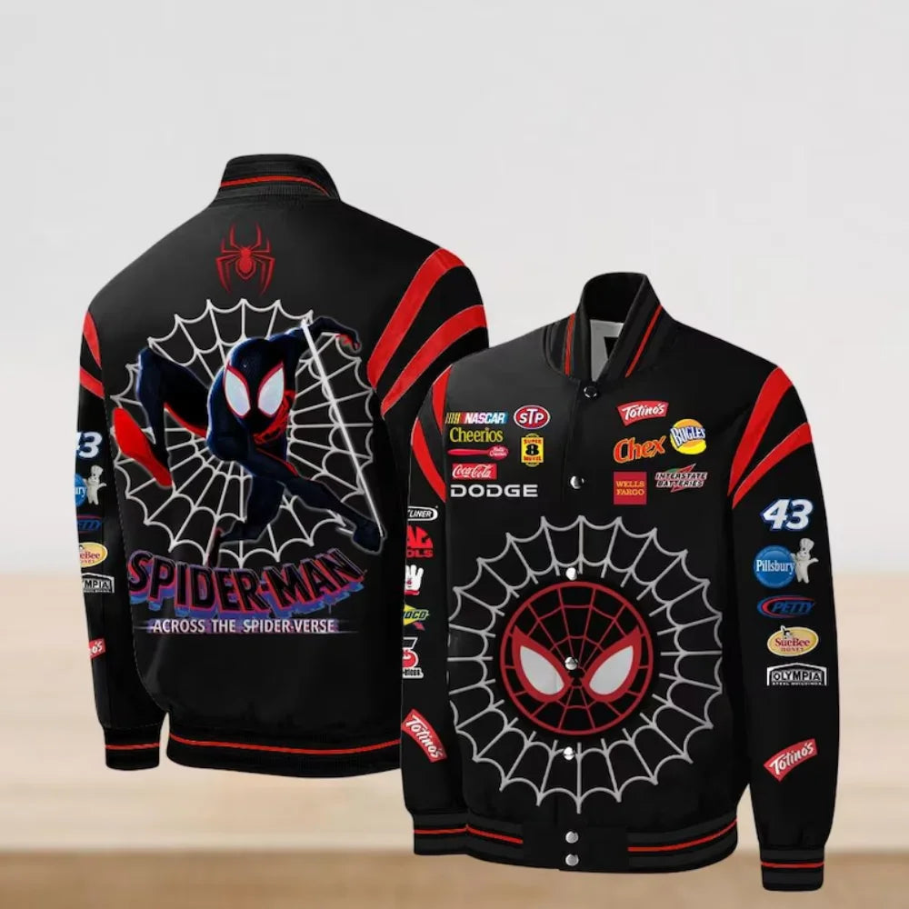 Veste de Baseball Spiderman Miles Morales