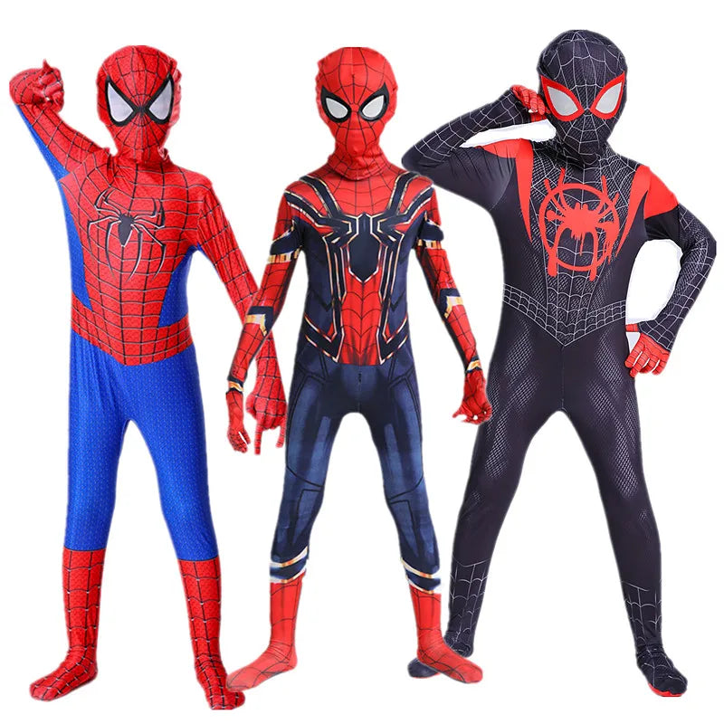 Pack Déguisement Iron Spider-Man Enfant avec Lance Toile