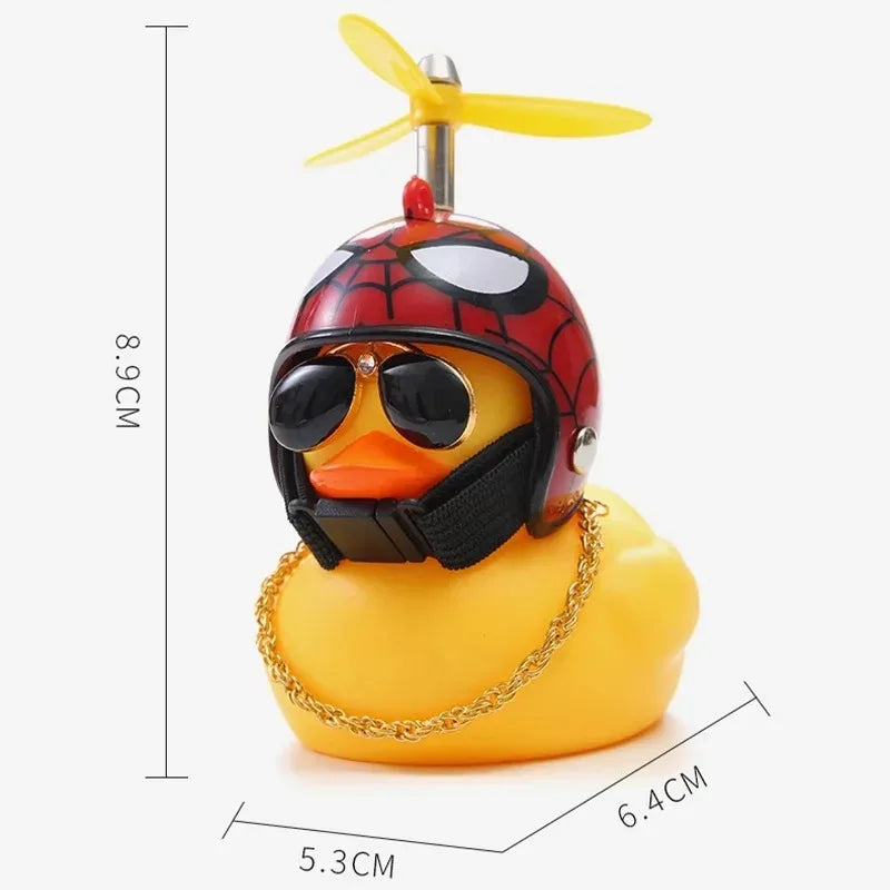 Figurine Canard en plastique en Spiderman