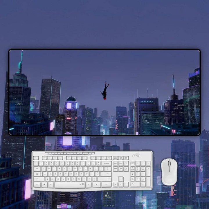 Tapis de Souris Spiderman Miles Morales en l'air