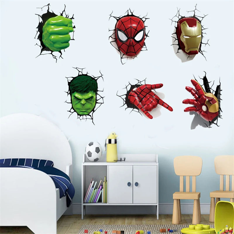 Stickers Masque de Spiderman