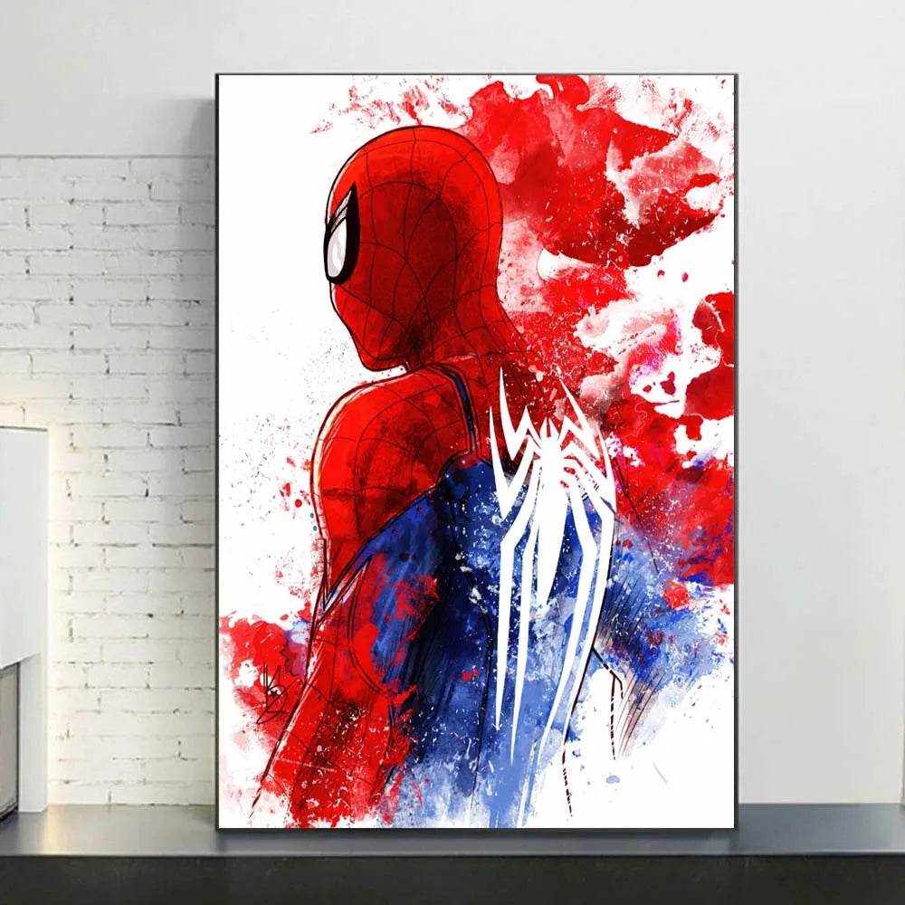 Poster Spider-Man en Aquarelle