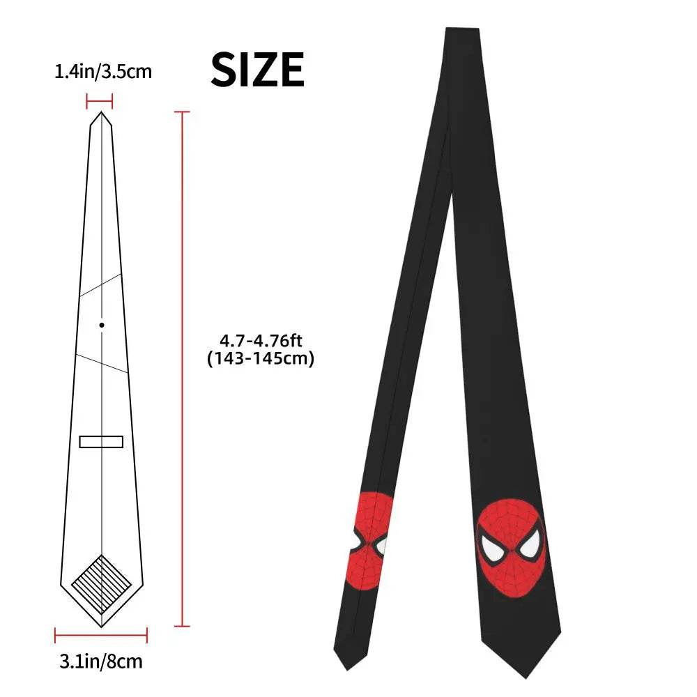 Cravate Spiderman Noir et Rouge
