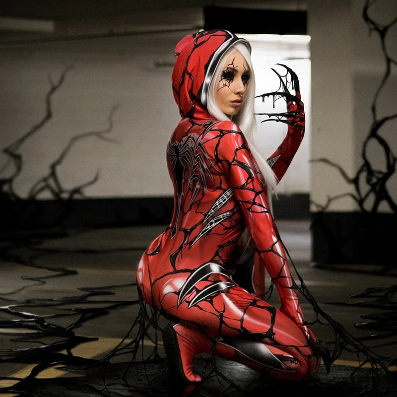 Costume Spiderman pour Femme - Carnage