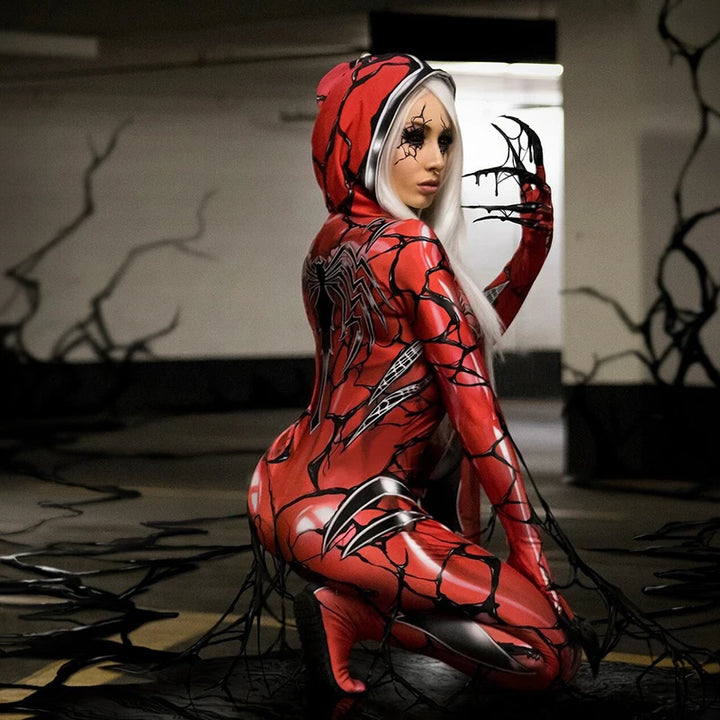 Costume Spiderman pour Femme - Carnage