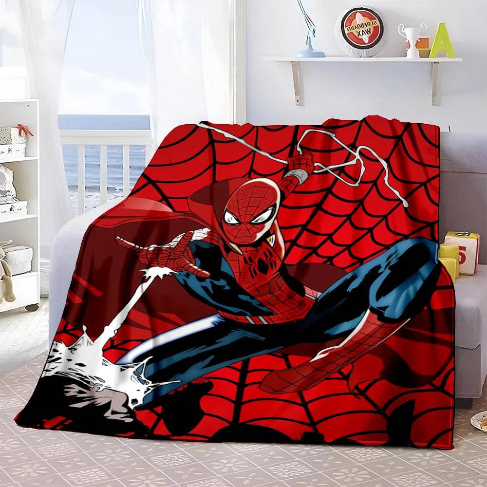 Plaid Fin Doux Spiderman