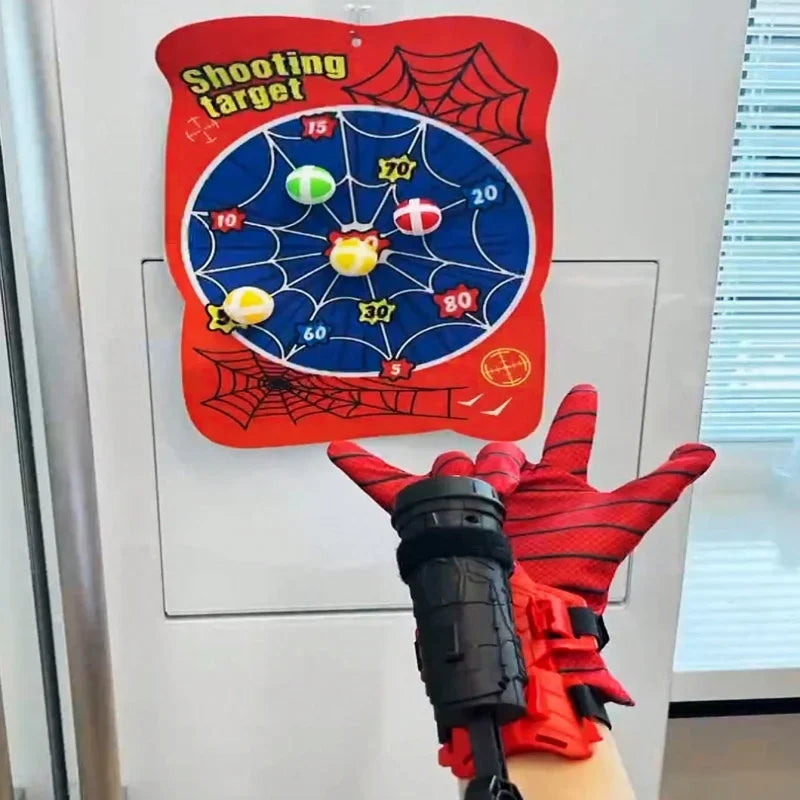Jouet Lance Toile Spider-Man avec Balles et Cible
