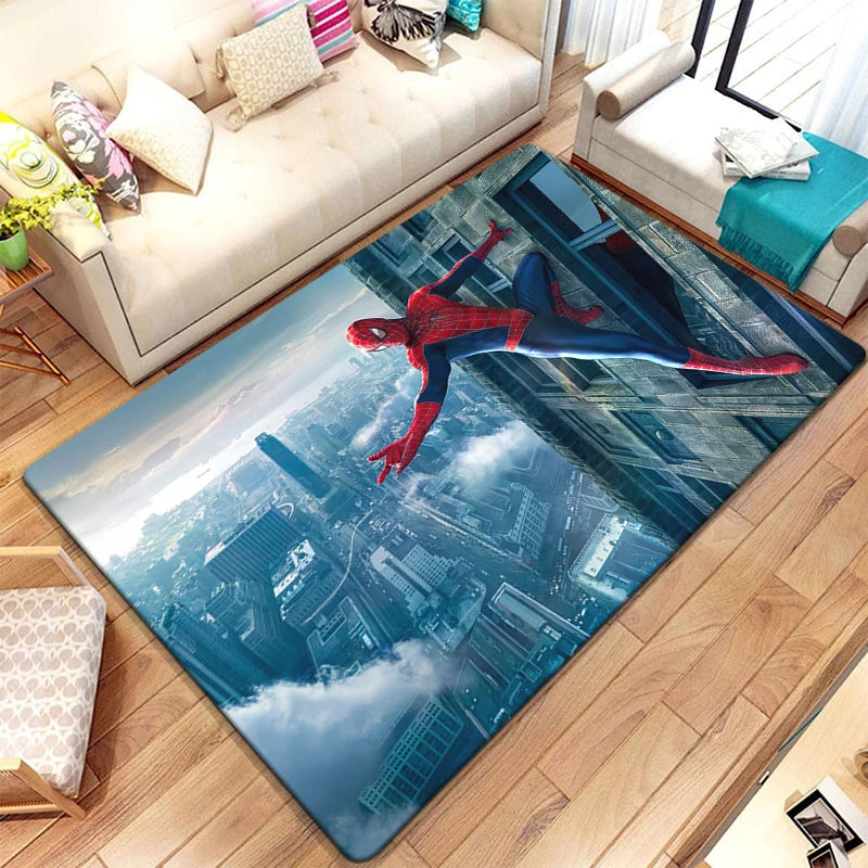 Tapis Spiderman sur un Building