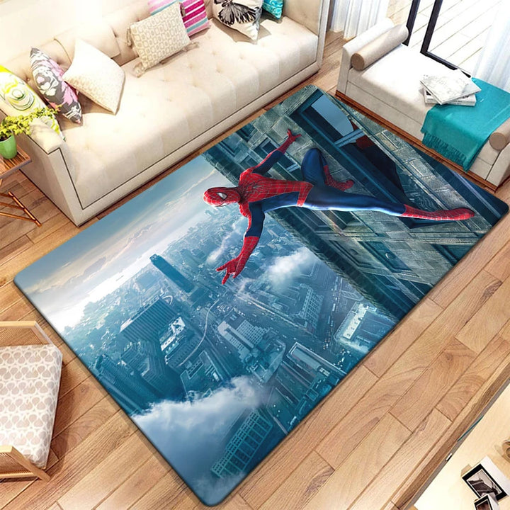 Tapis Spiderman sur un Building