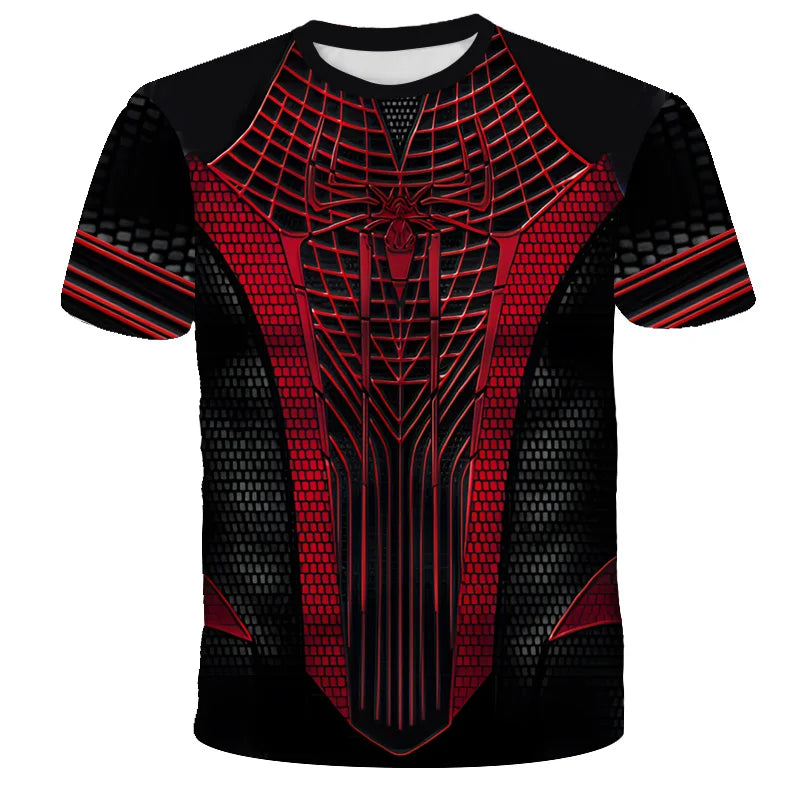 T-Shirt Spider-Man Noir pour Enfant Motif Symbiote