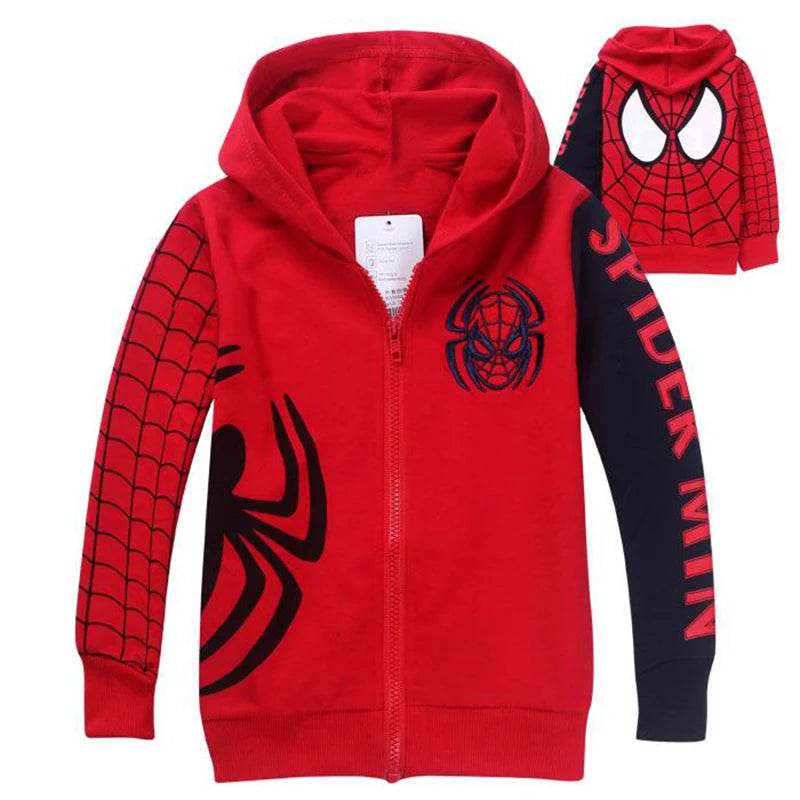 Pull à Zip Spiderman pour Enfant
