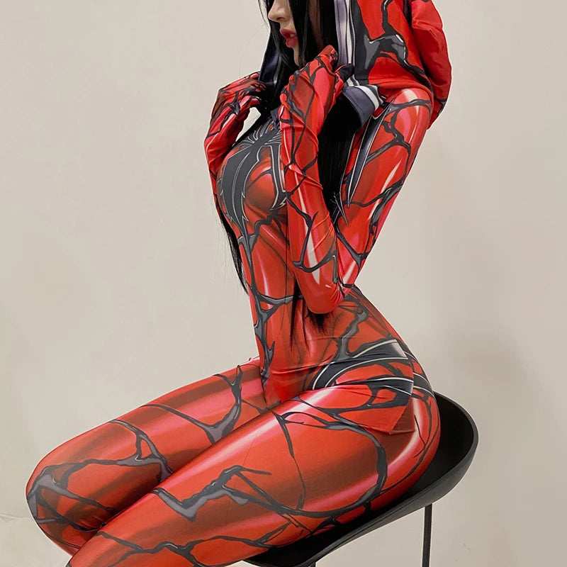 Costume Spiderman pour Femme - Carnage