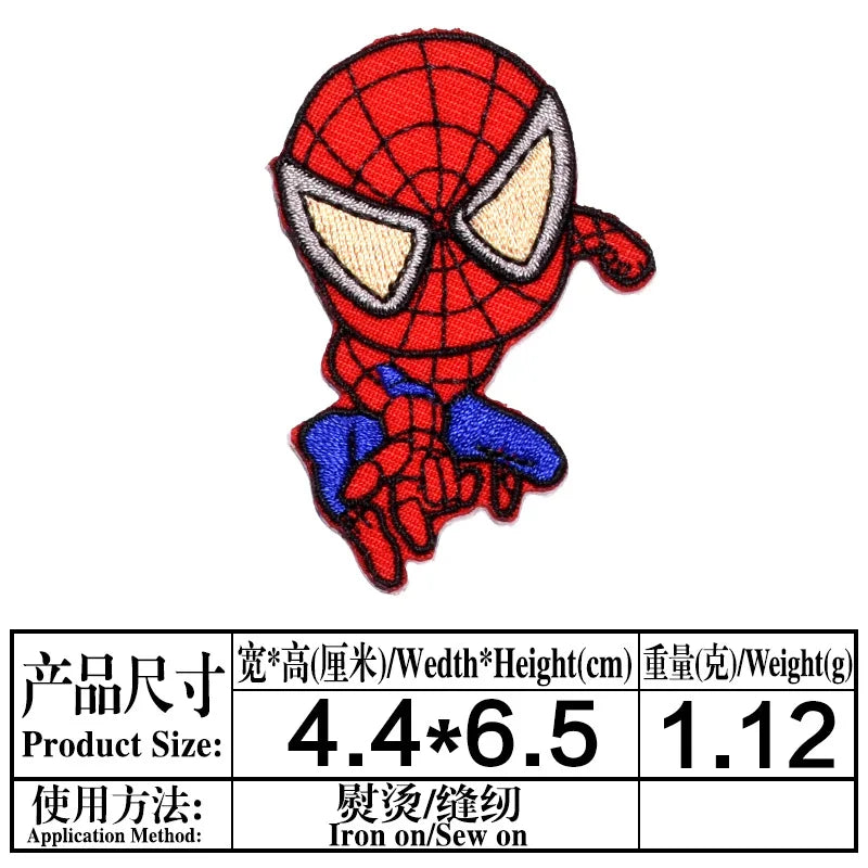 Patch Thermocollant Spiderman Logo Araignée