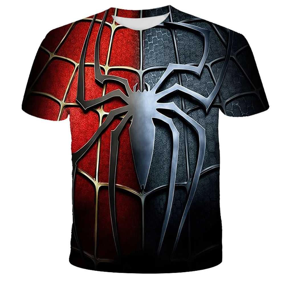 T-Shirt Spiderman pour Enfant Imprimé 3D